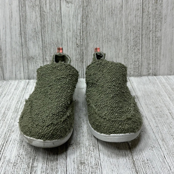 Vionic Malibu Women's Slip-on Comfort Shoe Army Green Boucle Size 8.5 - Picture 3 of 11